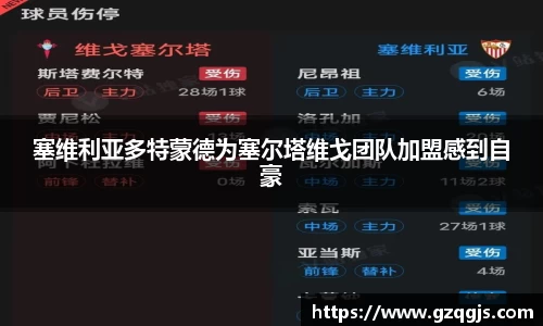 塞维利亚多特蒙德为塞尔塔维戈团队加盟感到自豪